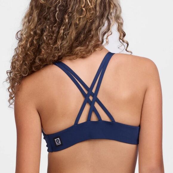 Jolyn FENDRICK Navy Blue Bikini Top size M - Picture 3 of 10